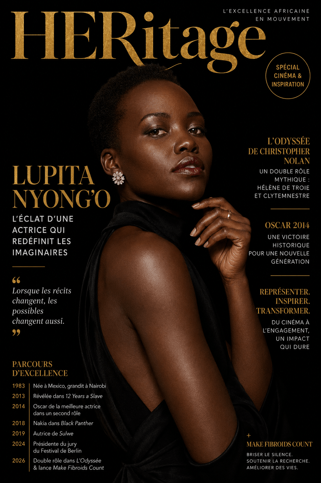 Lupita Nyong’o : l’éclat d’une actrice qui redéfinit les imaginaires